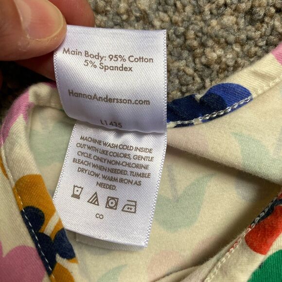 Hanna Anderson Mickey Mouse Dress 100cm/4 Round Neck Short Sleeve Cotton - Picture 7 of 7